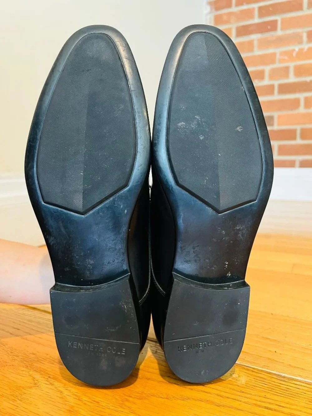 Kenneth Cole New York Men's Black Derby Dress Shoes Size 8 M